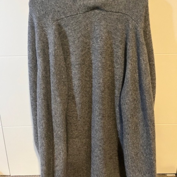 Vince cardigan coat in medium heather grey - Picture 9 of 12